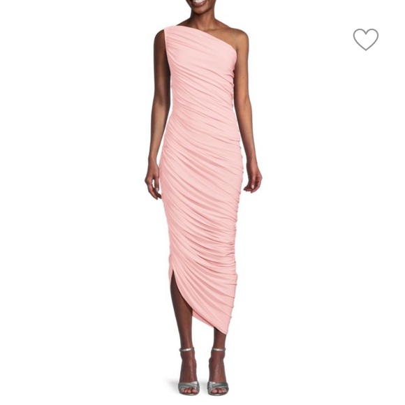 Norma Kamali Dresses & Skirts - Norma Kamali Pink One Shoulder Dress
